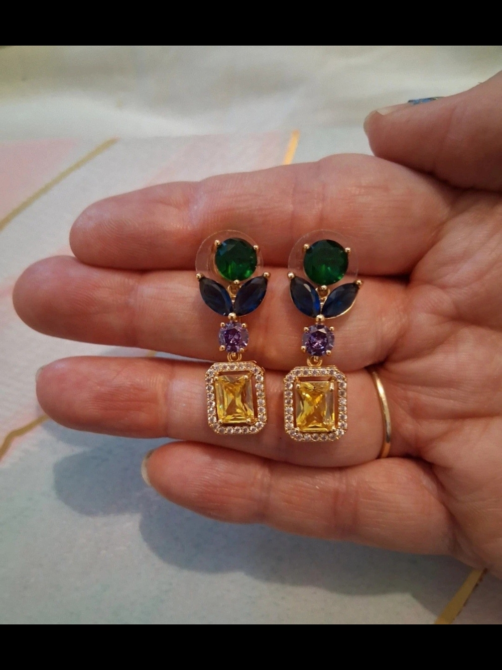 Eye Candy Brand Gold Plated Earrings